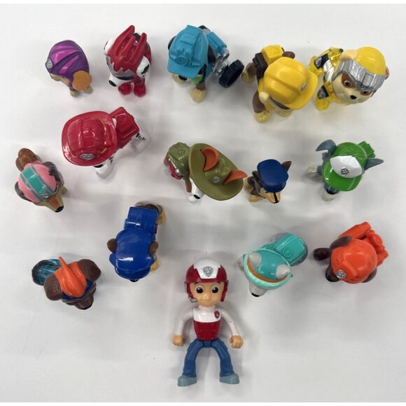 Paw Patrol Pups Dogs Figures Lot of 15 Mini Chase Marshall Ryder Mini - Picture 11 of 11